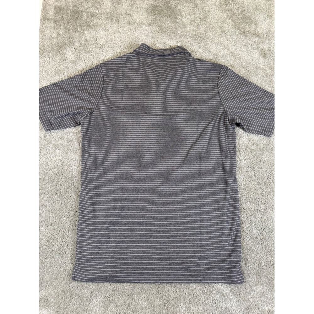 Antigua Tennessee Volunteers Mens Grey Striped Polo Shirt NCAA Vols Size M NEW - Picture 2 of 9